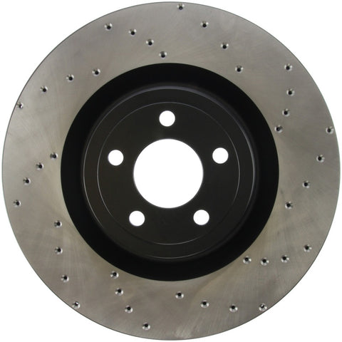 StopTech Cross Drilled Sport Brake Rotor - 2015 Ford Mustang w/ Brembo - Front Left - 128.61116L