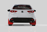 Rally Armor 19-22 Mazda3 GT Sport Hatch Black UR Mud Flap w/ White Logo - MF61-UR-BLK/WH