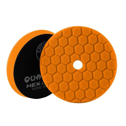 Chemical Guys Hex-Logic Quantum Medium-Heavy Cutting Pad - Orange - 5.5in - BUFX112HEX5