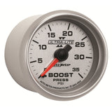 Autometer UL II Boost Gauge 2-1/16in Mechanical Pressure Ultra-Lite Gauge 35PSI - 4904