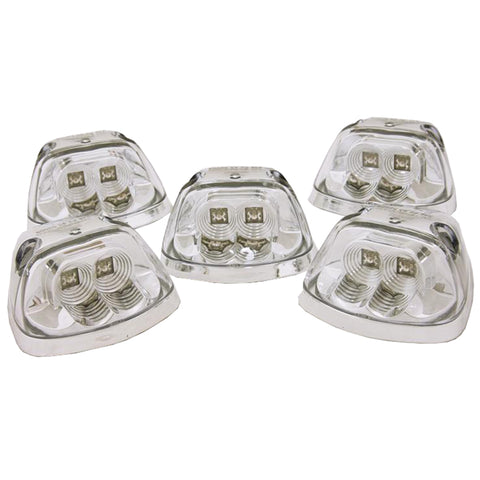 Putco 94-98 RAM - Clear - 5pc Kit (Amber) LED Roof Lamps (Replacement) - 900532