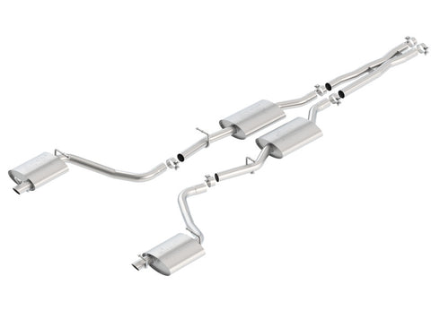 Borla 2015 Dodge Challenger 3.6L V6 ATAK Catback Exhaust No Tips Factory Valance - 140650