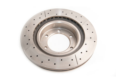 DBA 09/02+ Toyota Landcruiser 17in Wheel Front Drilled & Slotted Street Series Rotor - 2700X