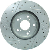 StopTech Select Sport 99-08 Acura TL (STD Caliper) / 01-03 CL Slotted and Drilled Left Front Rotor - 227.40046L