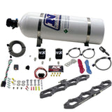 Nitrous Express Ford Coyote 5.0L V8 Nitrous Wet Port Plate Kit w/15lb Bottle - 20956-15