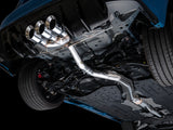 AWE Tuning 2023 Honda Civic Type R FL5 Track Edition Exhaust w/ Triple Chrome Silver Tips - 3020-52287