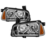 xTune 05-10 Dodge Charger 4pc OEM Style Halogen Headlights w/Corner - Chrome (HD-JH-DCH05-SET-C) - 9042393