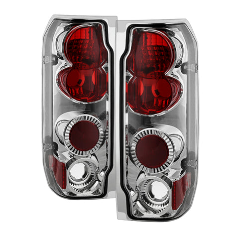 Spyder Ford F150 87-96/Ford Bronco 88-96 Euro Style Tail Lights Chrome ALT-YD-FF15089-C - 5003317