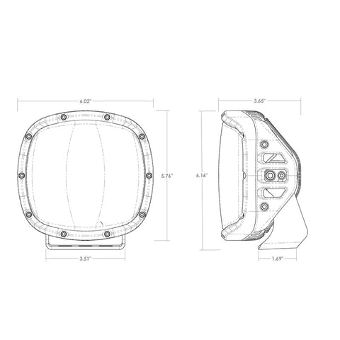 Rigid Industries Adapt XP Xtreme Powersports LED Light (Pair) - 300415