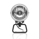 KC HiLiTES Rally 400 4in. Round Halogen Light 55w Spread Beam (Pair Pack System) - Black - 490