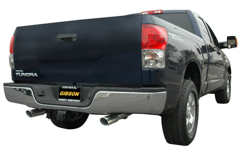 Gibson 10-19 Toyota Tundra SR5 4.6L 2.5in Cat-Back Dual Split Exhaust - Aluminized - 7402