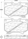 StopTech Street Brake Pads - 308.08120