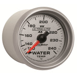 Autometer Ultra-Lite II 52mm 120-240 Deg F Mechanical Water Temp Gauge - 4932