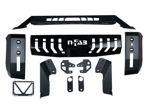 N-Fab HVM Bull Bar 19-23 GMC 1500 - Tex. Black - G19BB01-TX