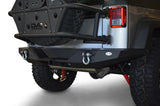 DV8 Offroad 07-18 Jeep Wrangler JK Rear Bumper Full Length - RBSTTB-09