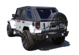 Rampage 2007-2018 Jeep Wrangler(JK) Recovery Bumper Rear - Black - 86606