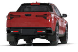 Rally Armor 2022 Hyundai Santa Cruz Black UR Mud Flap w/ Red Logo - MF78-UR-BLK-RD