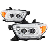 Spyder Signature Toyota Tacoma 16-18 TRD Model Projector Headlights-Chrome (PRO-YD-TT16V1-SEQ-C) - 5086570