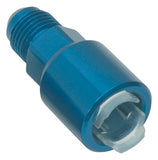 Russell Performance -6 AN male to 5/16in SAE quick-disconnect female (Blue Single) - 640860