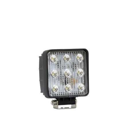 Westin LED Work Utility Light Square 4.6 inch x 5.3 inch Flood w/3W Epistar - Black - 09-12211B