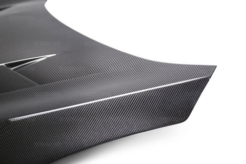 Seibon 2016-2018 Honda Civic Coupe/Sedan/Hatchback TS-Style Carbon Fiber Hood - HD16HDCV-TS