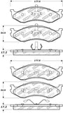 StopTech Street Select Brake Pads - Front/Rear - 305.04770