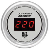 Autometer Ultra-Lite 52MM 0-340 Deg F Digital Oil Temperature - 6548