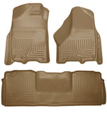 Husky Liners 10-12 Dodge Ram 2500/3500 Mega Cab WeatherBeater Combo Tan Floor Liners - 99043