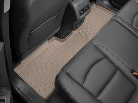 WeatherTech 2018+ Volkswagen Atlas Rear FloorLiner - Tan (Fits Vehicles w/2nd Row Bench Seats) - 4510843