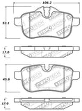 StopTech Performance Brake Pads - 309.14330