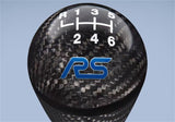 Ford Racing Focus RS Black Carbon Fiber Shift Knob 6 Speed - M-7213-FRSCF