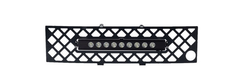 Putco 11-14 Ford F-150 EcoBoost SS Black Diamond Bumper Grille Insert w/ 10in Luminix Light Bar - 85182FPL