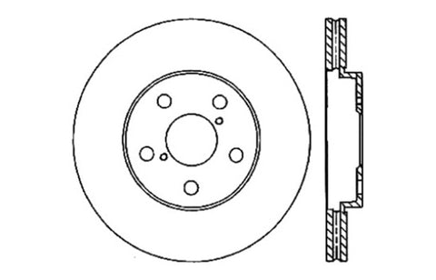 StopTech Drilled Sport Brake Rotor - 128.44139R