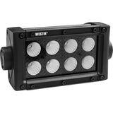 Westin B-FORCE LED Light Bar Double Row 4 inch Flood w/3W Cree - Black - 09-12212-8F