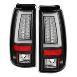 Spyder Chevy Silverado 1500/2500 99-02 Version 2 LED Tail Lights - Black ALT-YD-CS99V2-LED-BK - 5081865