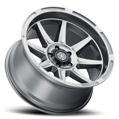 ICON Bandit 20x10 6x5.5 -24mm Offset 4.5in BS Gunmetal Wheel - 6020108345GM