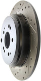 StopTech Slotted & Drilled Sport Brake Rotor - 127.40072R