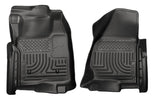 Husky Liners 11-12 Ford SuperDuty Regular Cab WeatherBeater Black Floor Liners - 18711