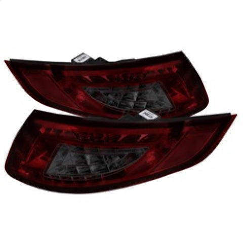 Spyder Porsche 997 05-08 LED Tail Lights Red Smoke ALT-YD-P99705-LED-RS - 5037992