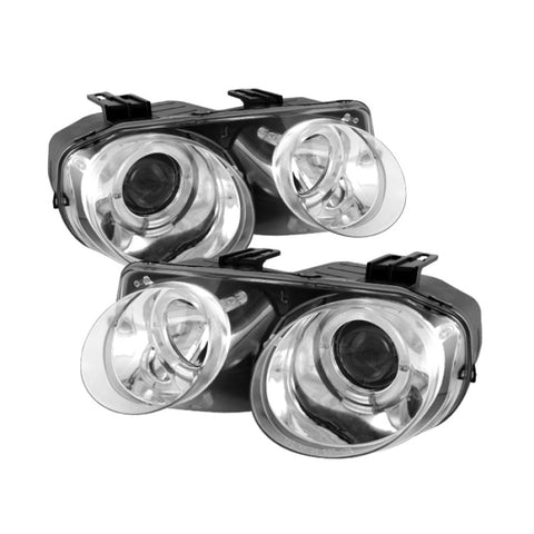 Spyder Acura Integra 98-01 Projector Headlights LED Halo -Chrome High H1 Low 9006 PRO-YD-AI98-HL-C - 5008701