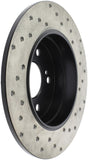 StopTech Drilled Sport Brake Rotor - 128.35012R