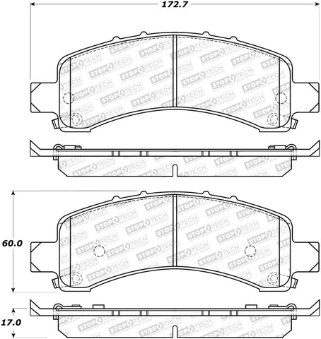 StopTech Street Brake Pads - 308.09741