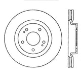 StopTech Power Slot 08-09 Evo 10 Slotted Left Front Rotor - 126.46076SL