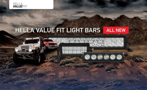 Hella Value Fit Mini 6in LED Light Bar - Flood - 357203031