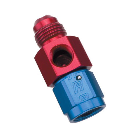 Russell Performance -8 AN Fuel Pressure Take off (Red/Blue) - 670350