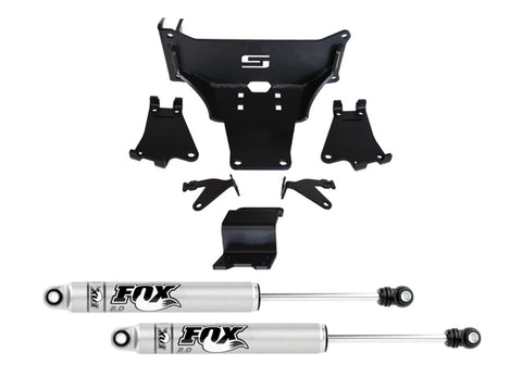 Superlift 05-22 F250/350 4WD Dual Steering Stabilizer Kit w/ Fox 2.0 Shocks (No Lift Req) - 92743