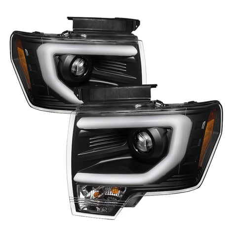 Spyder Ford F150 13-14 Projector Fctry Xenon Model- Light Bar DRL Blk PRO-YD-FF15013-LBDRL-HID-BK - 5077646