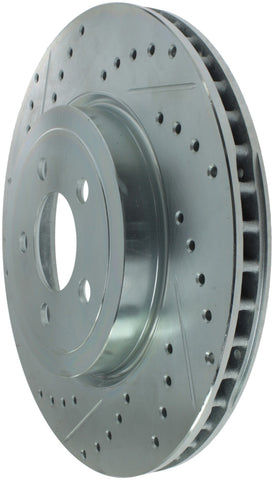 StopTech Select Sport 10-14 Dodge Challenger Drilled and Slotted Front Right Brake Rotor - 227.63061R