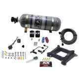 Nitrous Express 4150 Gemini Stage 6 Nitrous Kit (50-300HP) w/Composite Bottle - 60040-12