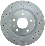 StopTech Select Sport 07-12 Chrysler Sebring Slotted / Drilled Left Front Rotor - 227.63067L